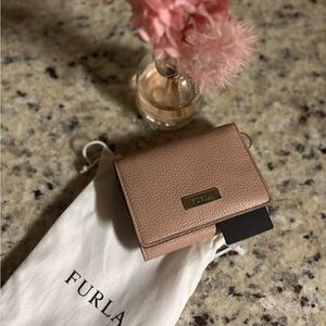 🌷Furla Women's Blush Pink Leather Wallet